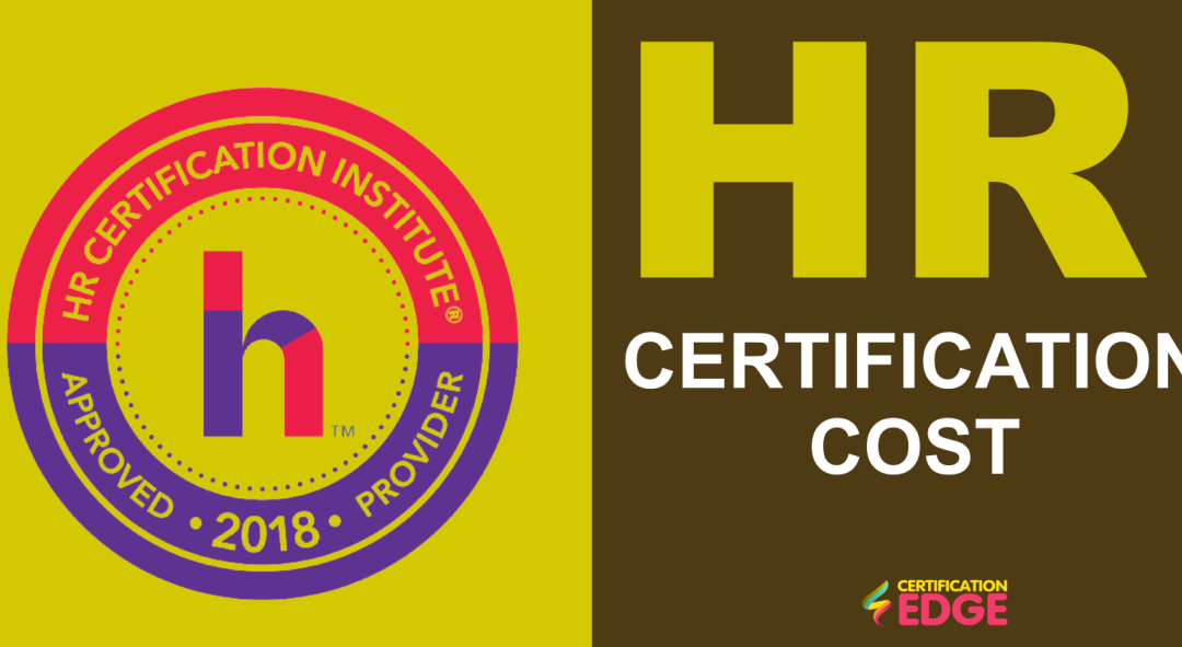 Certification cost for HR Courses